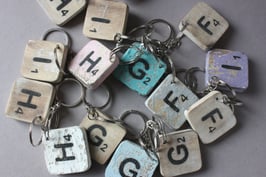 Schlüsselanhänger Buchstabe Scrabble | key ring letter alphabet