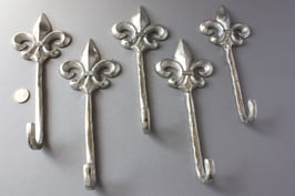 5 XL Haken Lilie elegant / large wall hooks lily