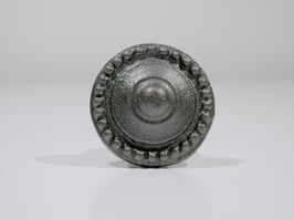 Runder Griff mit Punkten anthrazit | dark grey cabinet knob with Dots decor