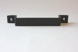 Moderner Schrankgriff im skandinavischen Stil schwarz | länglicher Schubladengriff geradlinig | straight handle for cabinets black coloured