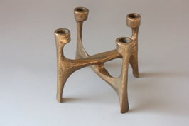 Vintage Kerzenständer Bronze Brutalist / candleholder