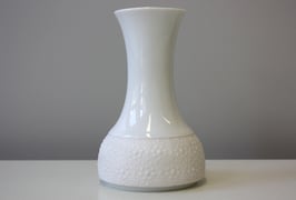 Thomas Germany weiße Vase / white Vintage porcelain bisque matte