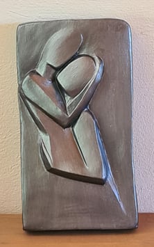 Moulage de la collection "Lingots" - vernis argenté