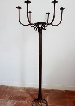 Chandelier en Fer - H = 140cm - Location sans décors