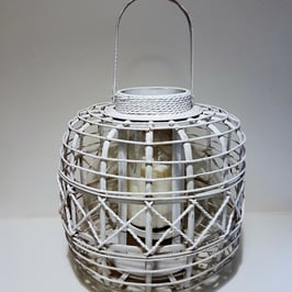 Lanterne en osier - H= 45cm