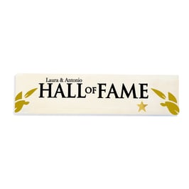 Hall of fame /salón de la fama personalizado