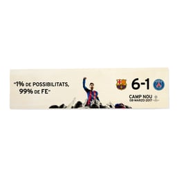 Barcelona, FCB, 6-1 PSG en Camp Nou, especial remontada histórica (varios diseños)