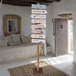 7 señales con base y poste