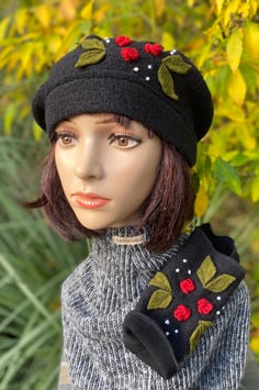 Mütze oder Stulpe oder Set MU-SR-21