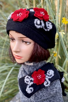 Mütze oder Stulpe oder Set MU-SEB-21