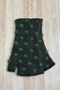 Stulpen Daumen kurz HWDK-44-grün