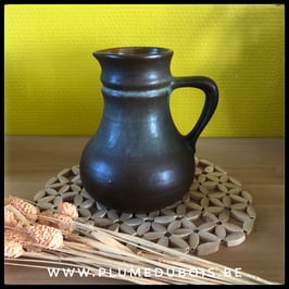 Petit vase pichet 15 cm, decoration bohème et naturelle