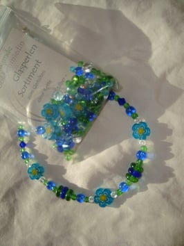 Glasperlenkette Bastel Set