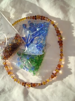 Glasperlenkette Bastel Set