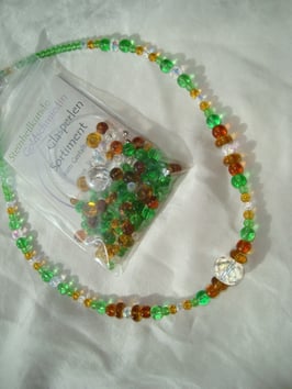 Glasperlenkette Bastel Set