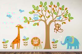 Safari Playland Wall Decal-Wall Sticker