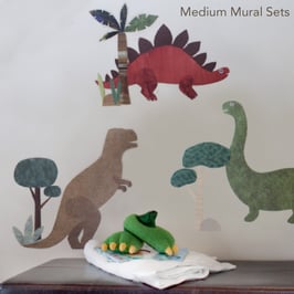 Dinosaur Set (Medium) Wall Decal-Wall Sticker