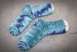 Handgestrickte Socken "Amsterdam" Größe 38/39