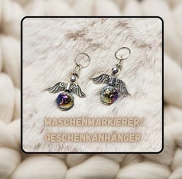 Maschenmarkierer/ Geschenkanhänger Engel
