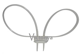 DOPPEL-EINWEGHANDFESSEL WEISS