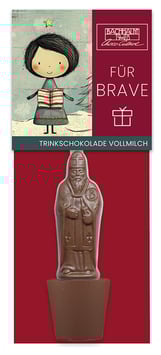 WH25 TRINKSCHOKO NIKOLAUS  VOLLMILCH / Für brave Rot