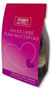 ALLES LIEBE ZUM MUTTERTAG 100g PRALINEN IM BEUTEL OHNE ALKOHOL