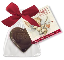 MEIN HERZ GEHÖRT DIR 5x5 HERZ ERDBEERE WILDPFIRSICH VOLLMILCH