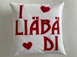 Kissen "I liäba Di"
