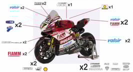 グラフィックステッカー WSBK 2014 DUCATI
