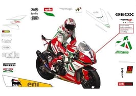 グラフィックステッカー WSBK 2011 ALITALIA APRILIA