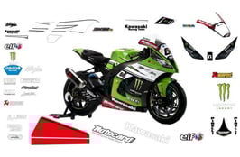 グラフィックステッカー WSBK 2015 KAWASAKI