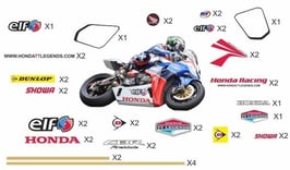 グラフィックステッカー TT 2011 HONDA