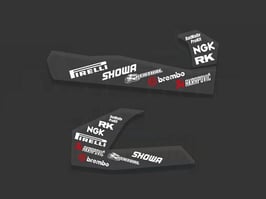 グラフィックステッカー KAWASAKI ZX10R KRT スイングアーム