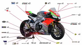 グラフィックステッカー STK 2016 APRILIA