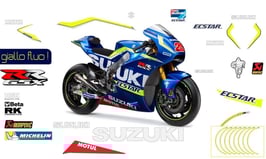 グラフィックステッカー MotoGP 2016 ECSTAR SUZUKI