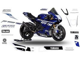 グラフィックステッカー WSBK 2022 GYTR YAMAHA