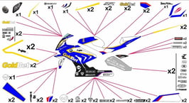 グラフィックステッカー WSBK 2013 BMW