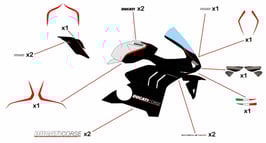 グラフィックステッカー DUCATI パニガーレ SP