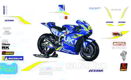 グラフィックステッカー MotoGP 2018 ECSTAR SUZUKI