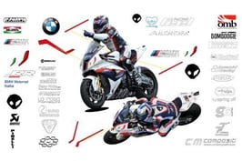 グラフィックステッカー WSBK 2011 BMW MOTORRAD ITALIA
