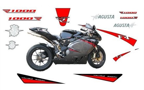 グラフィックステッカー MV AGUSTA F4 1000 R