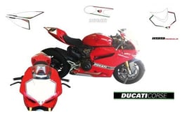 グラフィックステッカー DUCATI パニガーレ 1199 V2