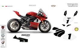 グラフィックステッカー DUCATI パニガーレ V4 25TH 916 アニバーサリー
