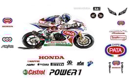 グラフィックステッカー WSBK 2015 HONDA