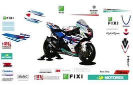 グラフィックステッカー SBK 2012 SUZUKI