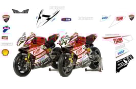 グラフィックステッカー WSBK 2014 DUCATI V2
