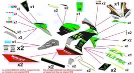 グラフィックステッカー WSBK 2018 KAWASAKI