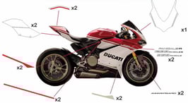 グラフィックステッカー DUCATI パニガーレ アニバーサリー
