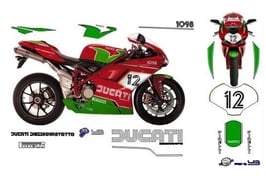 グラフィックステッカー DUCATI 1098 LB