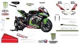 グラフィックステッカー WSBK 2017 KAWASAKI